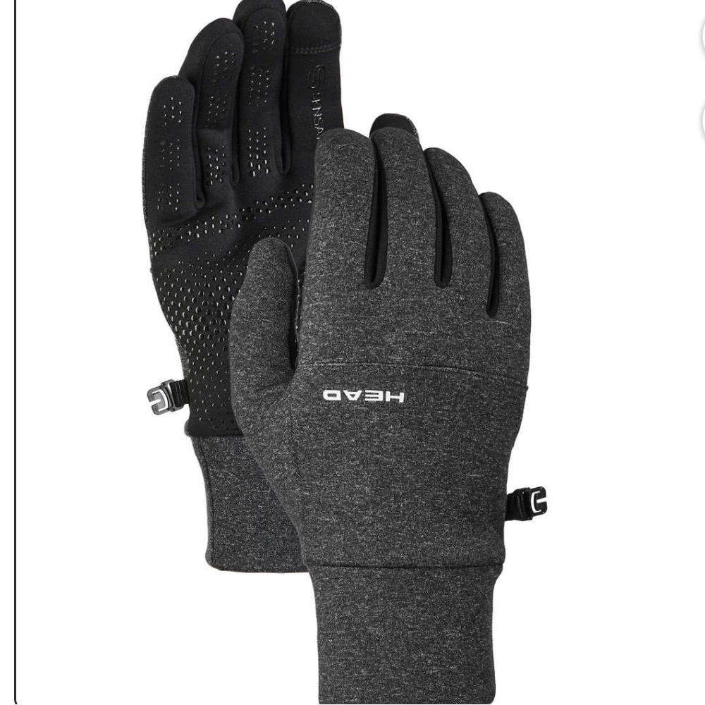 HEAD SENSATEC ultra fit touchscreen runninf gloves grey size large